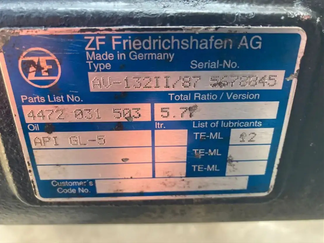ZF Hinterachse ZF AV 132II/87 4472031503 5,77 Setra Mercedes Citaro AV 132/87 II - Задна ос за Автобус: снимка 3 ZF Hinterachse ZF AV 132II/87 4472031503 5,77 Setra Mercedes Citaro AV 132/87 II - Задна ос за Автобус: снимка 3