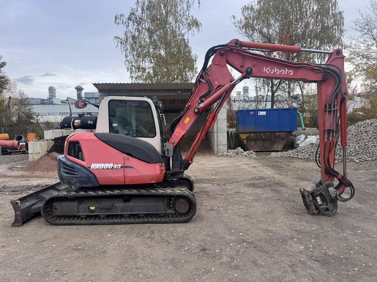 KUBOTA KX 080-3a - Мини багер: снимка 4 KUBOTA KX 080-3a - Мини багер: снимка 4