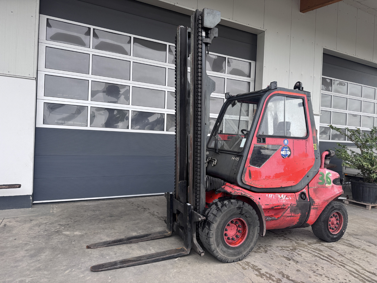 LINDE H 45 D 600 - Дизелов мотокар: снимка 2 LINDE H 45 D 600 - Дизелов мотокар: снимка 2