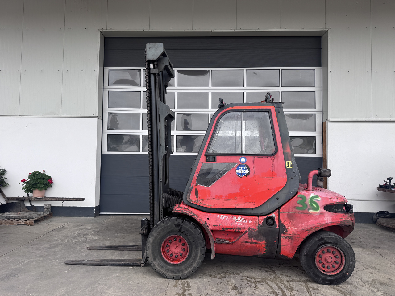 LINDE H 45 D 600 - Дизелов мотокар: снимка 1 LINDE H 45 D 600 - Дизелов мотокар: снимка 1