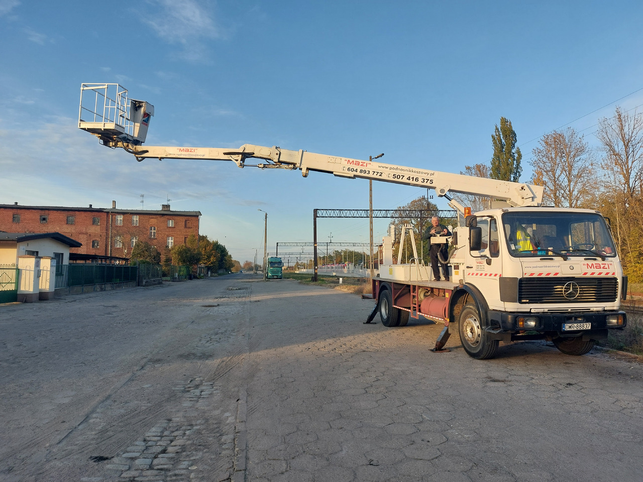 Wumag Mercedes 1414, 400V Wumag WT220 hydraulik - Автовишка: снимка 4 Wumag Mercedes 1414, 400V Wumag WT220 hydraulik - Автовишка: снимка 4