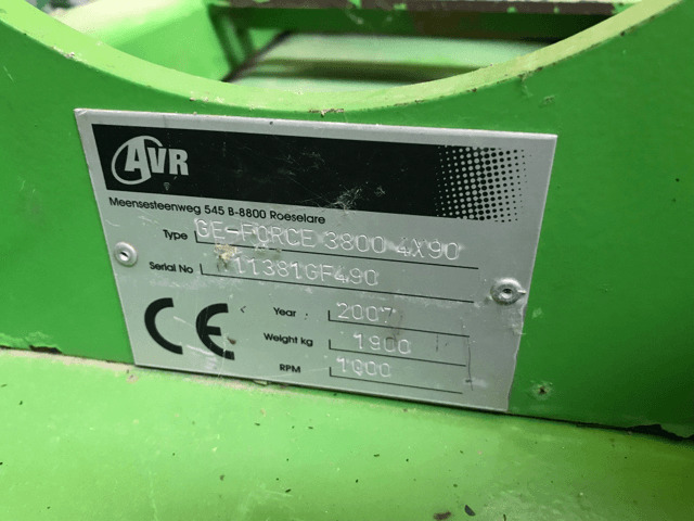AVR GE FORCE 3800 - Техника за картофи: снимка 4 AVR GE FORCE 3800 - Техника за картофи: снимка 4