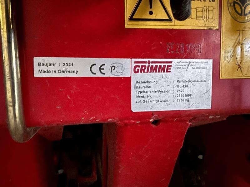 GRIMME GL420 - Картофосадачка: снимка 5 GRIMME GL420 - Картофосадачка: снимка 5