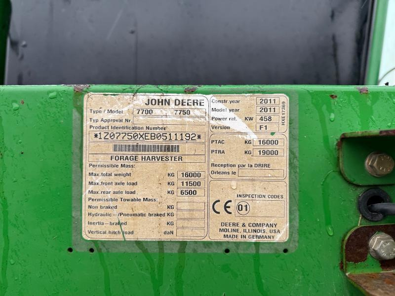 Силажокомбайн JOHN DEERE 7750 i: снимка 7