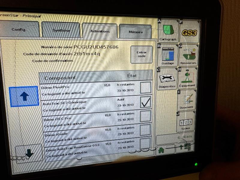 JOHN DEERE GS2630 - Навигационна система за Селскостопанска техника: снимка 4 JOHN DEERE GS2630 - Навигационна система за Селскостопанска техника: снимка 4