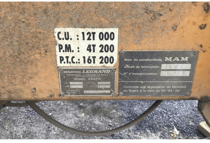 KNAPICK 12 TONNES - Селскостопанско ремарке: снимка 3 KNAPICK 12 TONNES - Селскостопанско ремарке: снимка 3