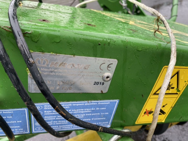 KRONE KW6.72 - Гребло/ Сенообръщачка: снимка 2 KRONE KW6.72 - Гребло/ Сенообръщачка: снимка 2