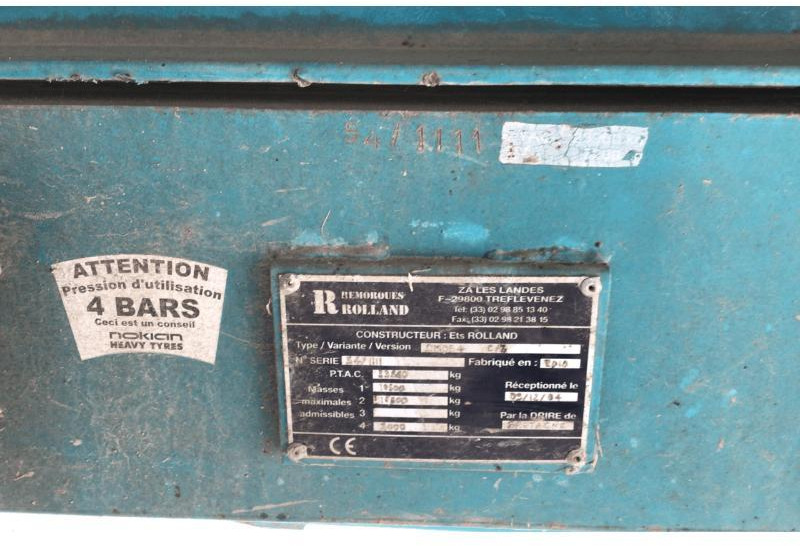 ROLLAND RS6835 - Селскостопанско ремарке самосвал: снимка 3 ROLLAND RS6835 - Селскостопанско ремарке самосвал: снимка 3