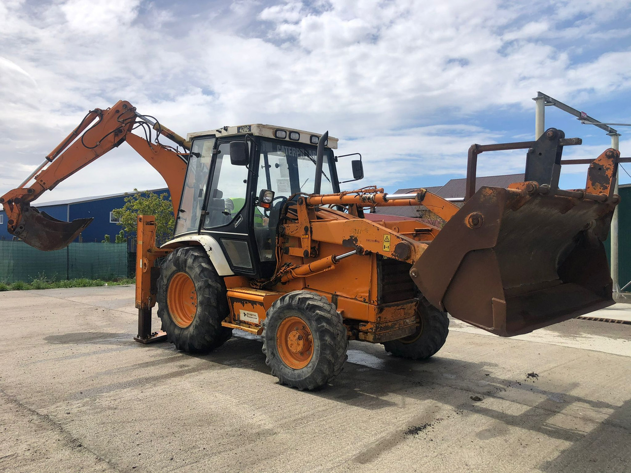 CATERPILLAR 428 C TERRACING EQUIPMENT BULLDOEXCAVATOR - Багер-товарач: снимка 4 CATERPILLAR 428 C TERRACING EQUIPMENT BULLDOEXCAVATOR - Багер-товарач: снимка 4