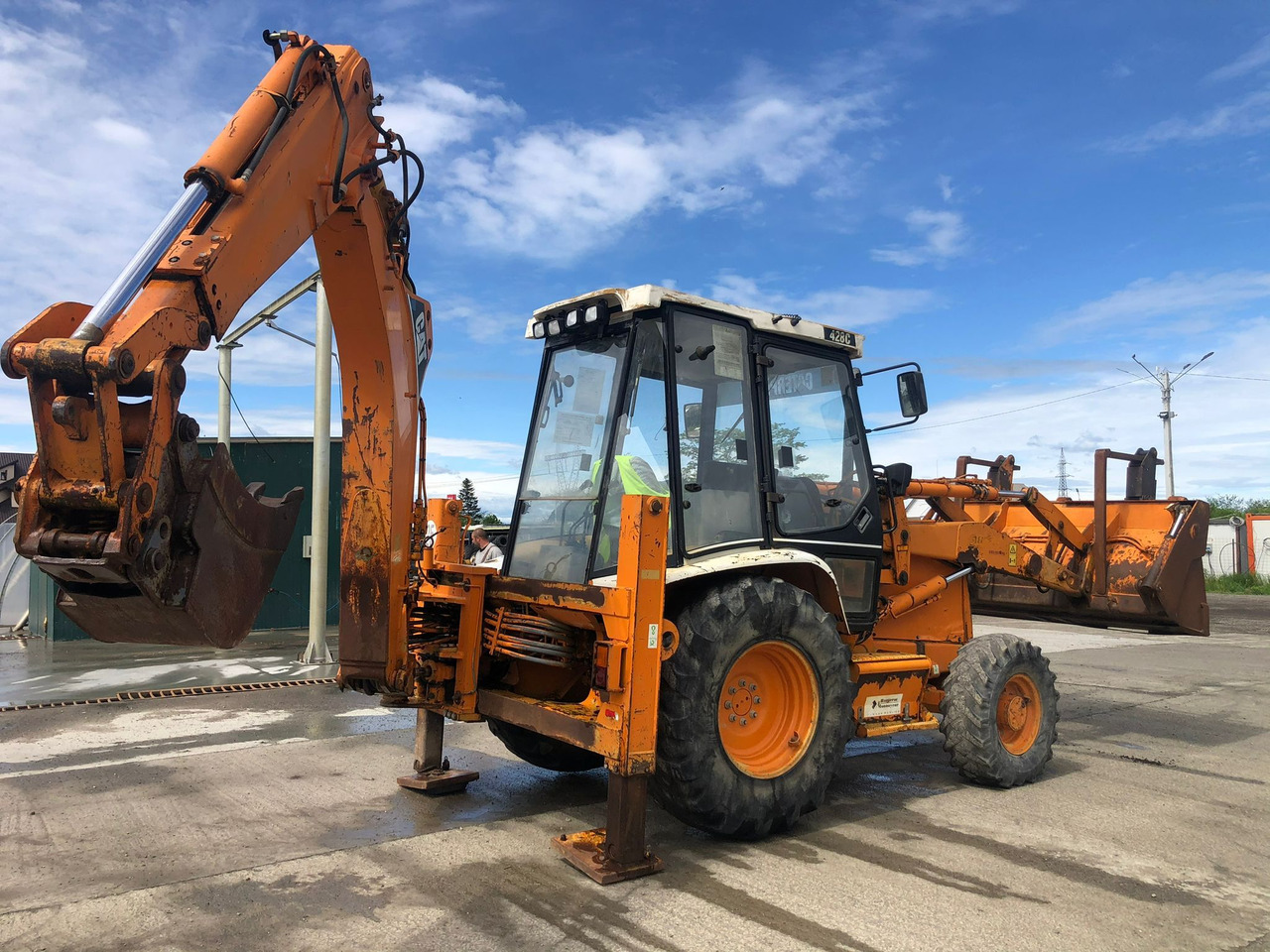 CATERPILLAR 428 C TERRACING EQUIPMENT BULLDOEXCAVATOR - Багер-товарач: снимка 3 CATERPILLAR 428 C TERRACING EQUIPMENT BULLDOEXCAVATOR - Багер-товарач: снимка 3
