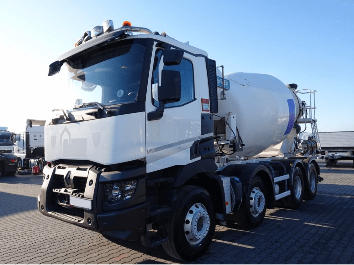 Renault C 430 8×4 Beton Mixer 9m3, TOP !!! - Бетоновоз: снимка 1 Renault C 430 8×4 Beton Mixer 9m3, TOP !!! - Бетоновоз: снимка 1