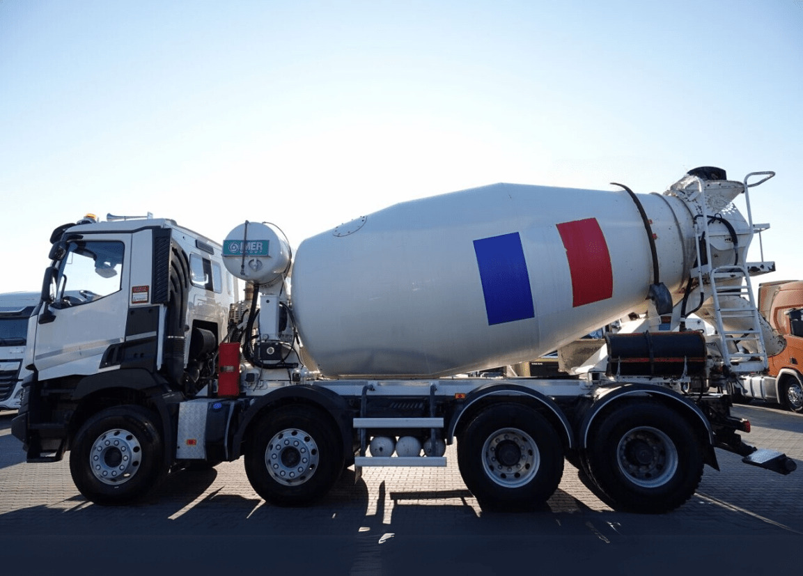 Renault C 430 8×4 Beton Mixer 9m3, TOP !!! - Бетоновоз: снимка 4 Renault C 430 8×4 Beton Mixer 9m3, TOP !!! - Бетоновоз: снимка 4