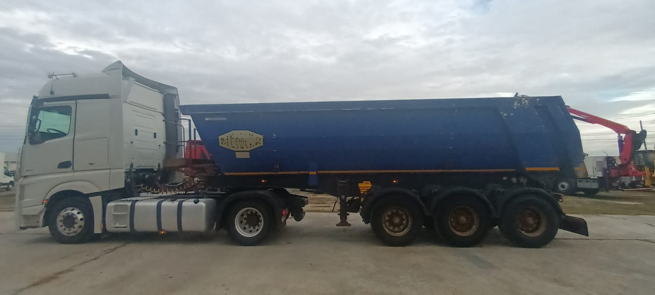 Tractor Head Mercedes-Benz Actros (2013) + Semi-trailer Tipper Meiller – Kipper (2005) - Влекач: снимка 4 Tractor Head Mercedes-Benz Actros (2013) + Semi-trailer Tipper Meiller – Kipper (2005) - Влекач: снимка 4