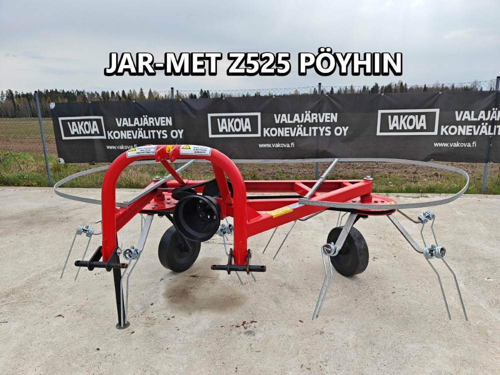 JAR-MET Z525 pöyhin, katso video! - Гребло/ Сенообръщачка: снимка 1 JAR-MET Z525 pöyhin, katso video! - Гребло/ Сенообръщачка: снимка 1