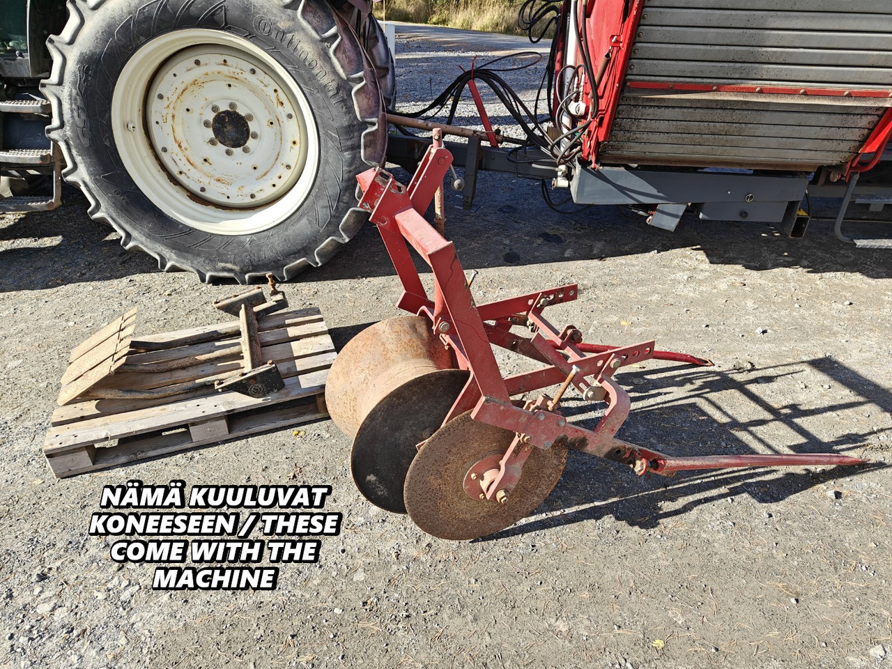 Картофокомбайн Juko Maximat perunan tai sipulin nostokone Katso video!: снимка 19