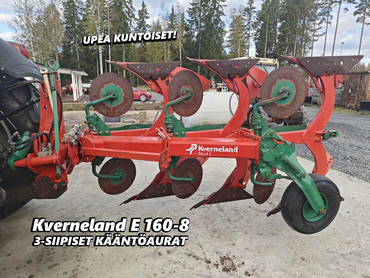 KVERNELAND E 160-8 - 3-siipinen paluuaura - Плуг: снимка 1 KVERNELAND E 160-8 - 3-siipinen paluuaura - Плуг: снимка 1