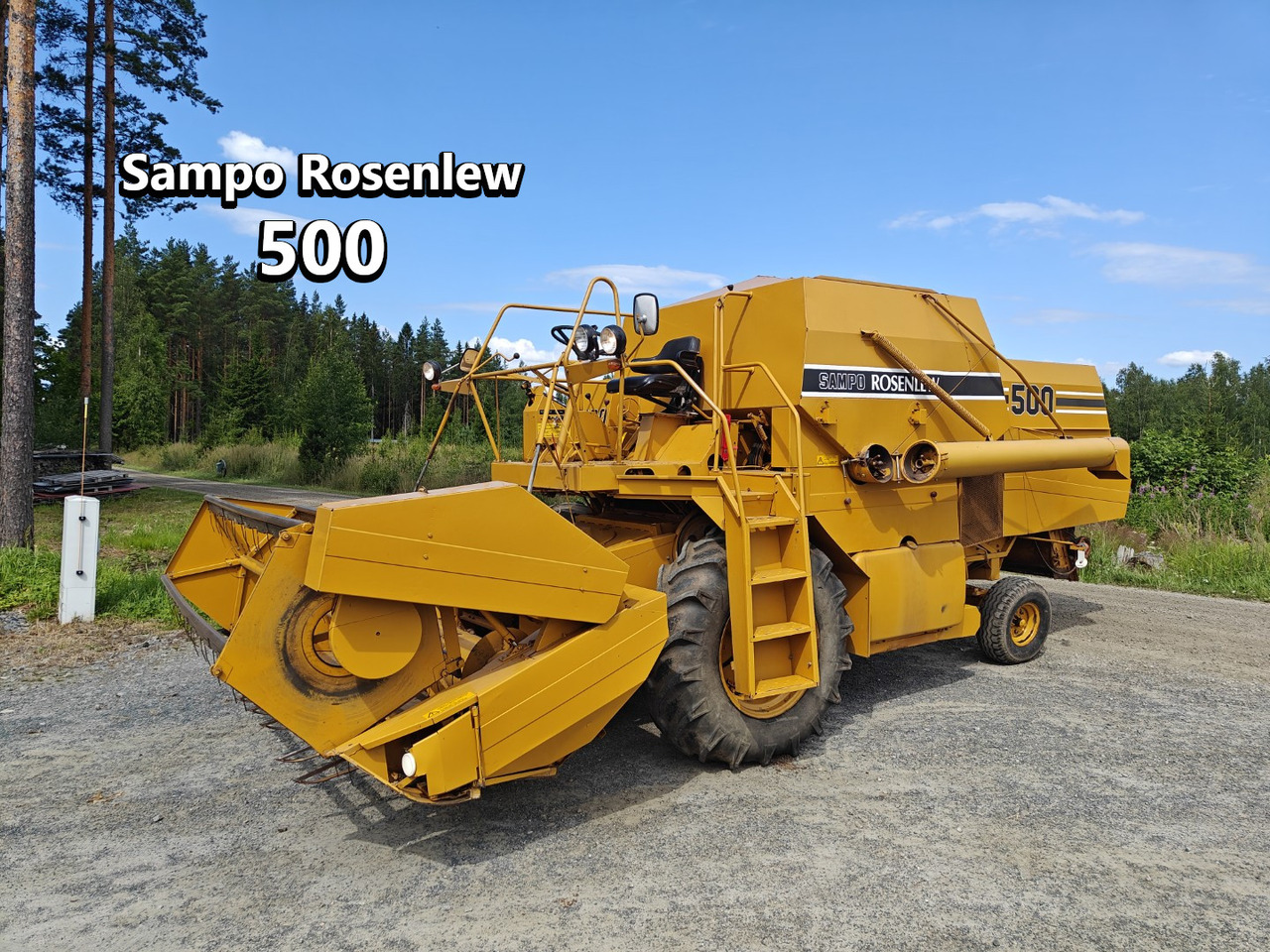 Sampo Rosenlew 500 - Зърнокомбайн: снимка 1 Sampo Rosenlew 500 - Зърнокомбайн: снимка 1