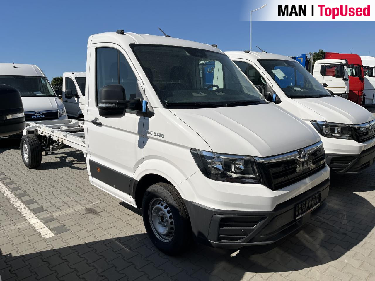 MAN TGE 3.180 4X2F SB chassis - Товарен бус: снимка 1 MAN TGE 3.180 4X2F SB chassis - Товарен бус: снимка 1