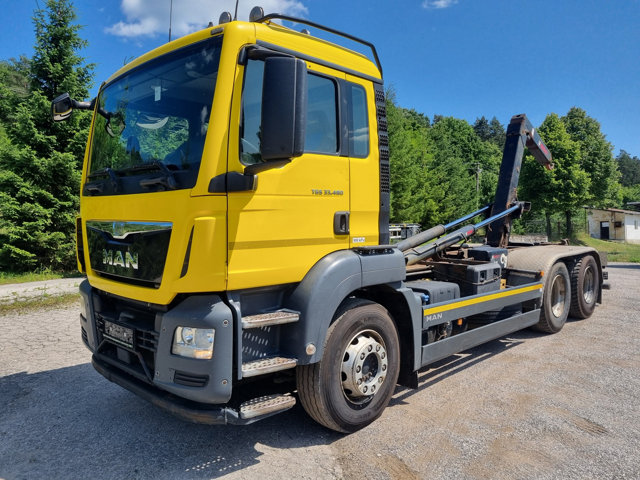 MAN TGS 33.480 6x4 ABROLLKIPPER HIAB Multilift 18 T - Мултилифт с кука камион: снимка 1 MAN TGS 33.480 6x4 ABROLLKIPPER HIAB Multilift 18 T - Мултилифт с кука камион: снимка 1