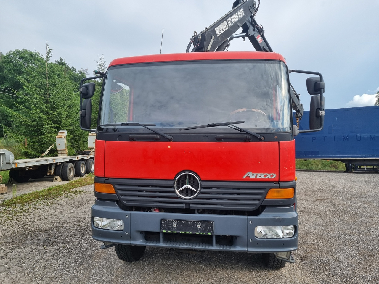 MERCEDES-BENZ ATEGO 1323 4x4 tipper + crane HIAB 095 - Самосвал камион, Камион с кран: снимка 2 MERCEDES-BENZ ATEGO 1323 4x4 tipper + crane HIAB 095 - Самосвал камион, Камион с кран: снимка 2