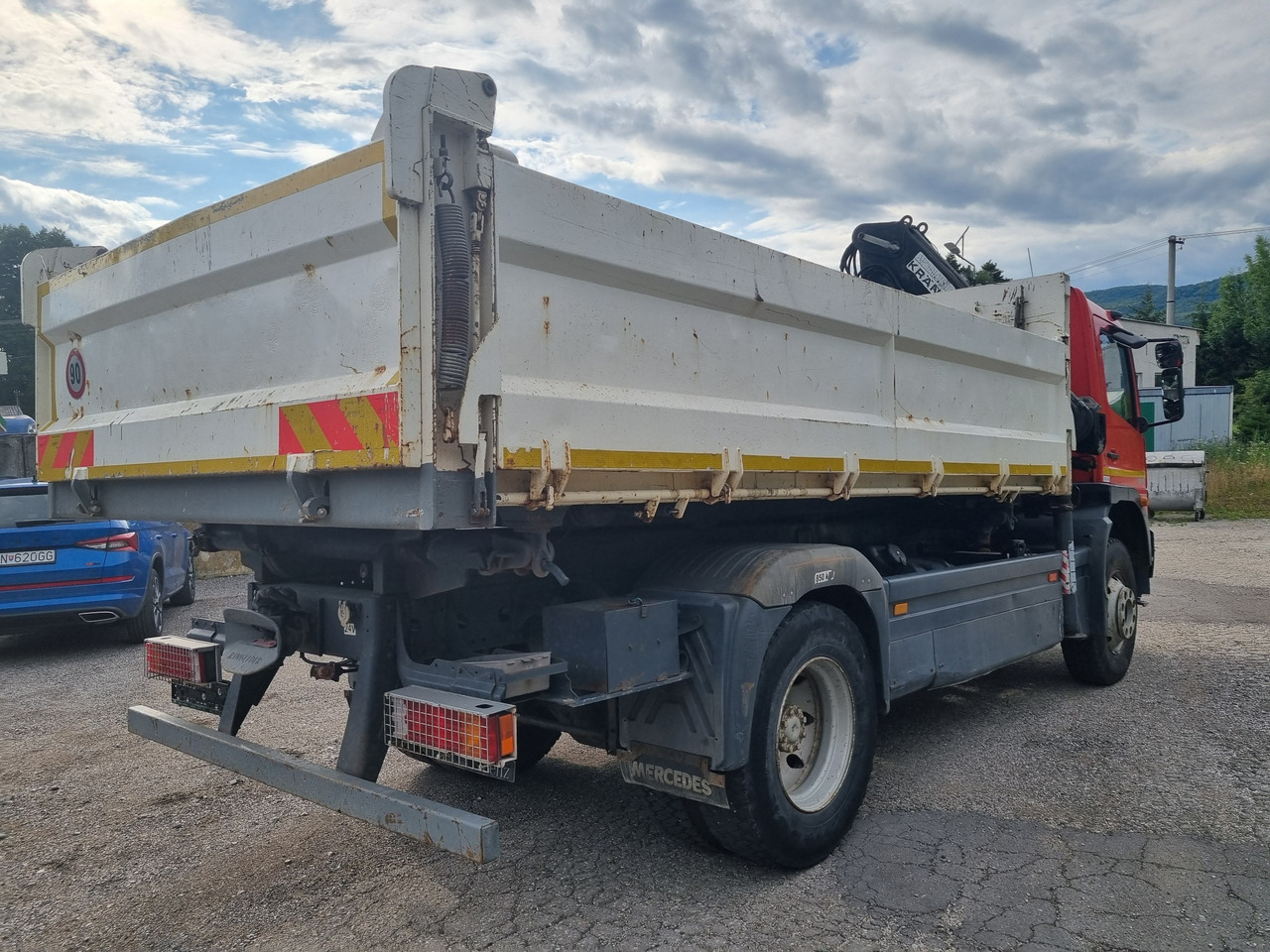 MERCEDES-BENZ ATEGO 1323 4x4 tipper + crane HIAB 095 - Самосвал камион, Камион с кран: снимка 4 MERCEDES-BENZ ATEGO 1323 4x4 tipper + crane HIAB 095 - Самосвал камион, Камион с кран: снимка 4