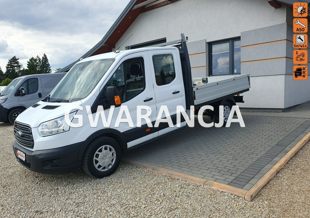 Ford Transit doka*brygadówka *7 osób *klima - Бордови бус, Бус с двойна кабина: снимка 1 Ford Transit doka*brygadówka *7 osób *klima - Бордови бус, Бус с двойна кабина: снимка 1