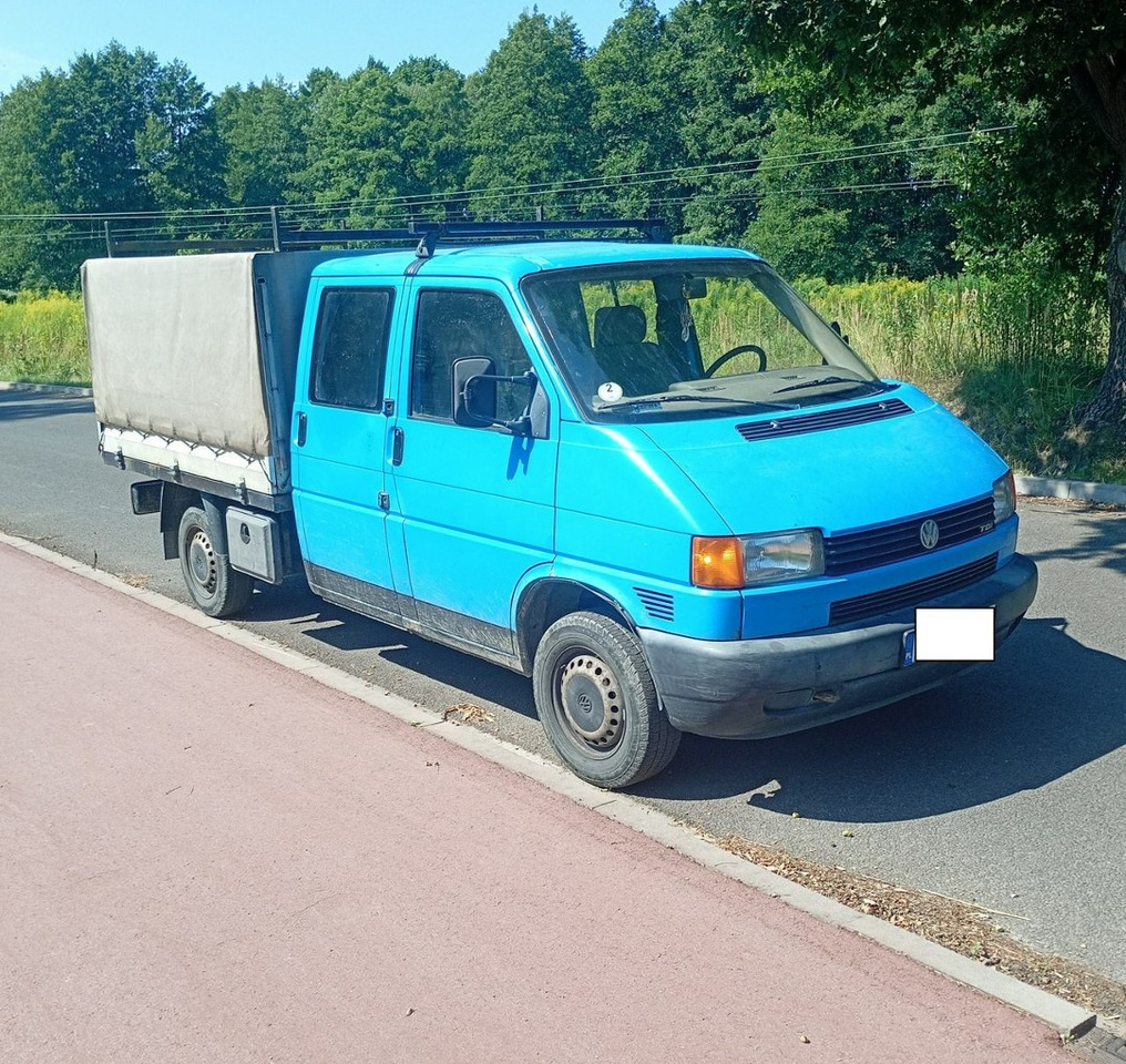Volkswagen Transporter doka *6-osób *2,5 tdi - Брезентов бус, Бус с двойна кабина: снимка 1 Volkswagen Transporter doka *6-osób *2,5 tdi - Брезентов бус, Бус с двойна кабина: снимка 1