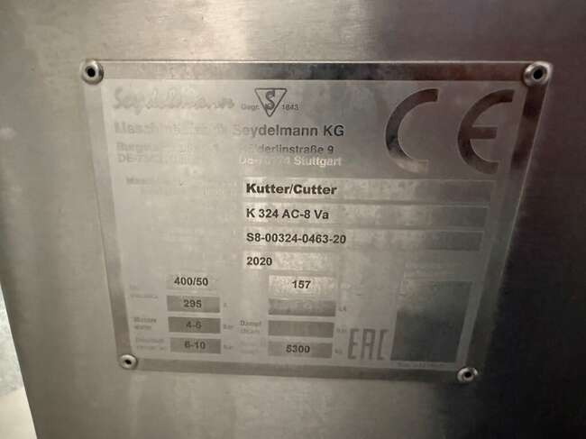 Машина за ХВП Seydelmann vacuum cutter K324 AC-8 Va: снимка 7 Машина за ХВП Seydelmann vacuum cutter K324 AC-8 Va: снимка 7