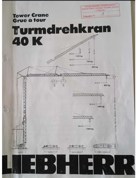 Liebherr 40K, 3x TS 30m HuH, perfect condition - Кулокран: снимка 3 Liebherr 40K, 3x TS 30m HuH, perfect condition - Кулокран: снимка 3