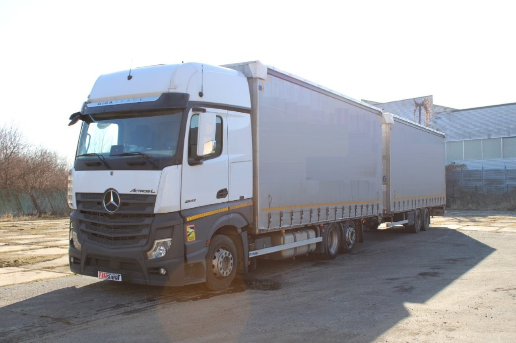 Mercedes-Benz Actros 2542 - Камион с брезент: снимка 2 Mercedes-Benz Actros 2542 - Камион с брезент: снимка 2