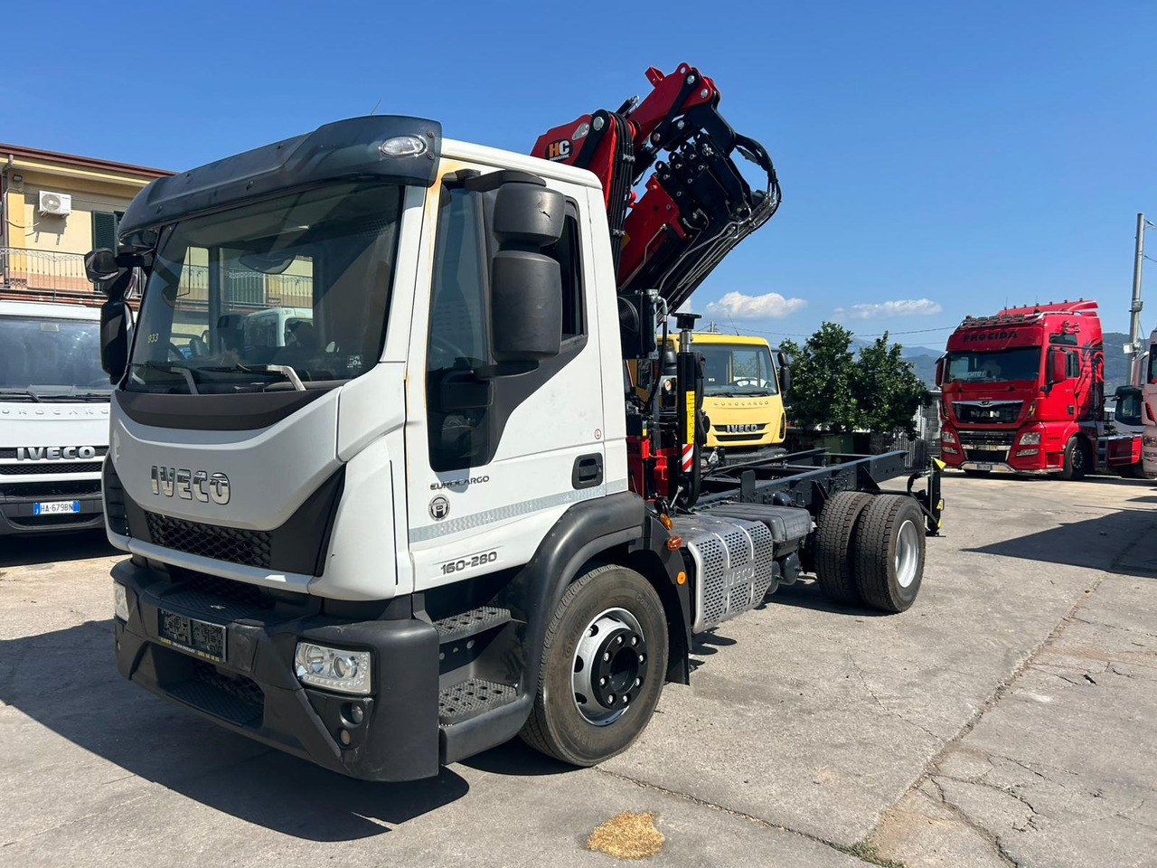 IVECO EUROCARGO 160-280 - Камион с кран, Камион с кран: снимка 1 IVECO EUROCARGO 160-280 - Камион с кран, Камион с кран: снимка 1