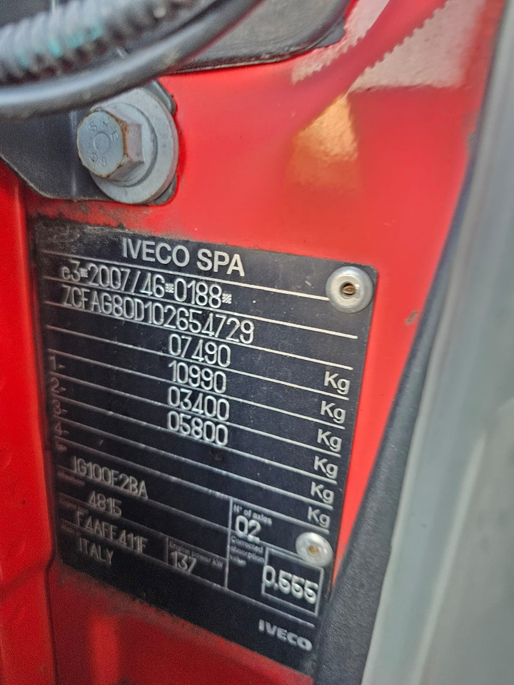 IVECO EUROCARGO 80-190 - Шаси кабина: снимка 2 IVECO EUROCARGO 80-190 - Шаси кабина: снимка 2