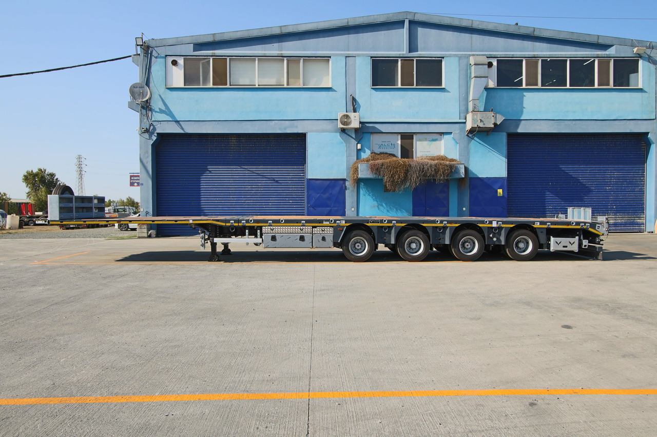 YALCIN PLATEAU 4 ESSIEUX EXTENSIBLE - Бордово полуремарке/ Платформа: снимка 1 YALCIN PLATEAU 4 ESSIEUX EXTENSIBLE - Бордово полуремарке/ Платформа: снимка 1