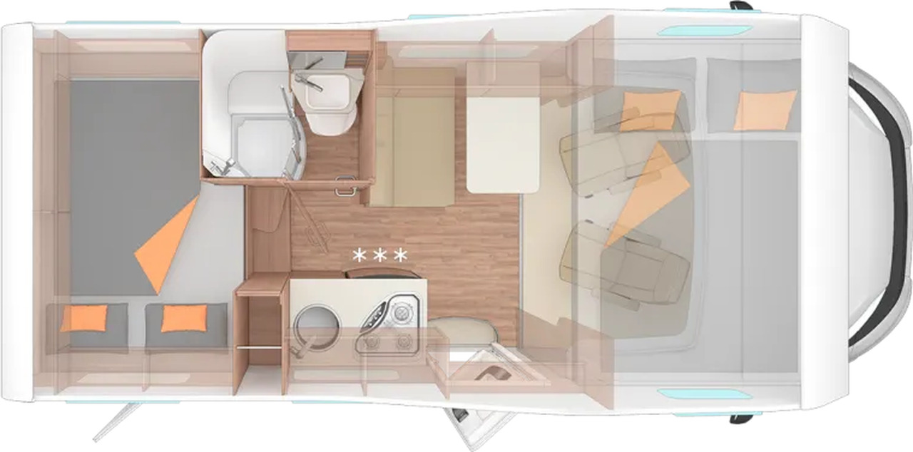 Wohnmobil Weinsberg CaraHome 550 MG - Алковен кемпер: снимка 2 Wohnmobil Weinsberg CaraHome 550 MG - Алковен кемпер: снимка 2