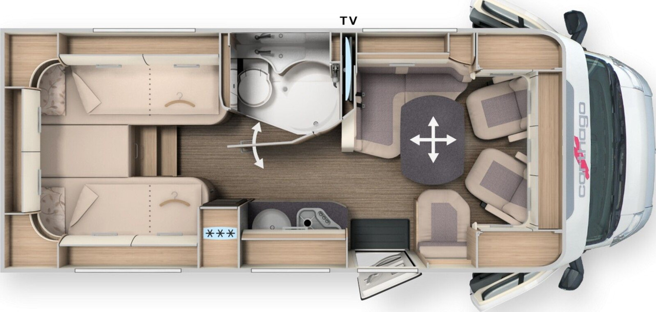 Carthago C1-tourer T 143 KB LE comfort 2025 *MB*LED*2xTV* - Полуинтегриран кемпер: снимка 2 Carthago C1-tourer T 143 KB LE comfort 2025 *MB*LED*2xTV* - Полуинтегриран кемпер: снимка 2