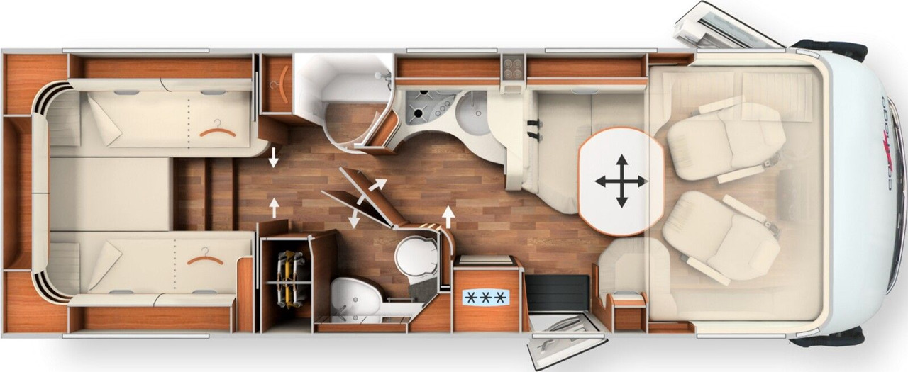 Carthago chic c-line superior I 4.9 LE L *MJ 2025*Navi* - Интегриран кемпер: снимка 2 Carthago chic c-line superior I 4.9 LE L *MJ 2025*Navi* - Интегриран кемпер: снимка 2