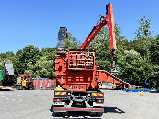 Камион, Дробилка за дървесина Mercedes-Benz ACTROS 6x4 DONAR 5810K ? Hack-LKW / Mobilhacker | TCS Umwelttechnik: снимка 7 Камион, Дробилка за дървесина Mercedes-Benz ACTROS 6x4 DONAR 5810K ? Hack-LKW / Mobilhacker | TCS Umwelttechnik: снимка 7