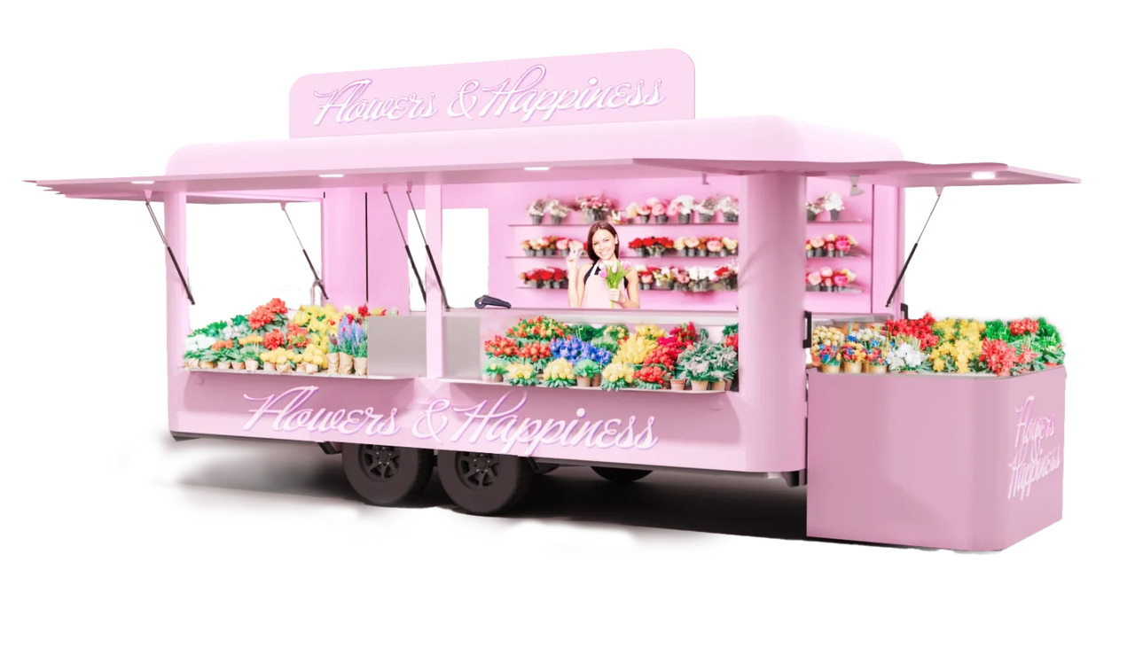 Deli Star Trailer 6000 Flower & General Sales - EU Standards - Търговска каравана: снимка 1 Deli Star Trailer 6000 Flower & General Sales - EU Standards - Търговска каравана: снимка 1
