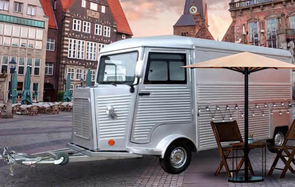 Deli Star Trailer Retro Frenchie FR 4800 Towable - Търговска каравана: снимка 1 Deli Star Trailer Retro Frenchie FR 4800 Towable - Търговска каравана: снимка 1