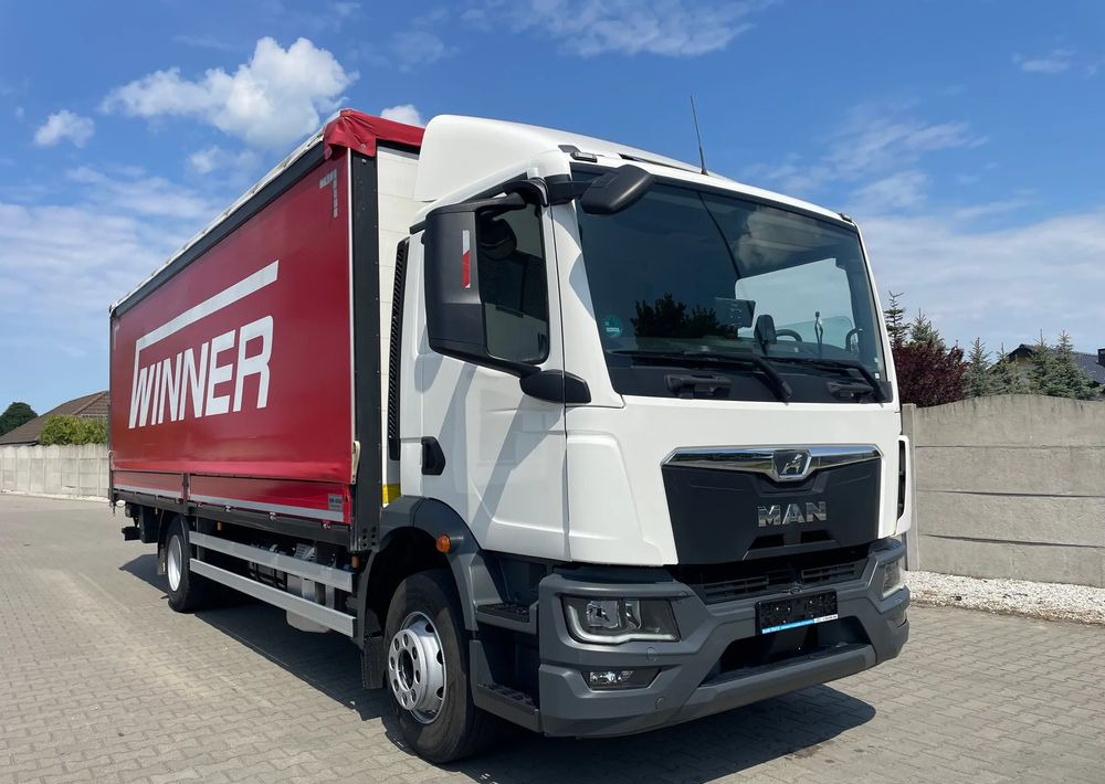 MAN TGM 15.250 Ładowność 8760 kg! - Камион с брезент: снимка 4 MAN TGM 15.250 Ładowność 8760 kg! - Камион с брезент: снимка 4