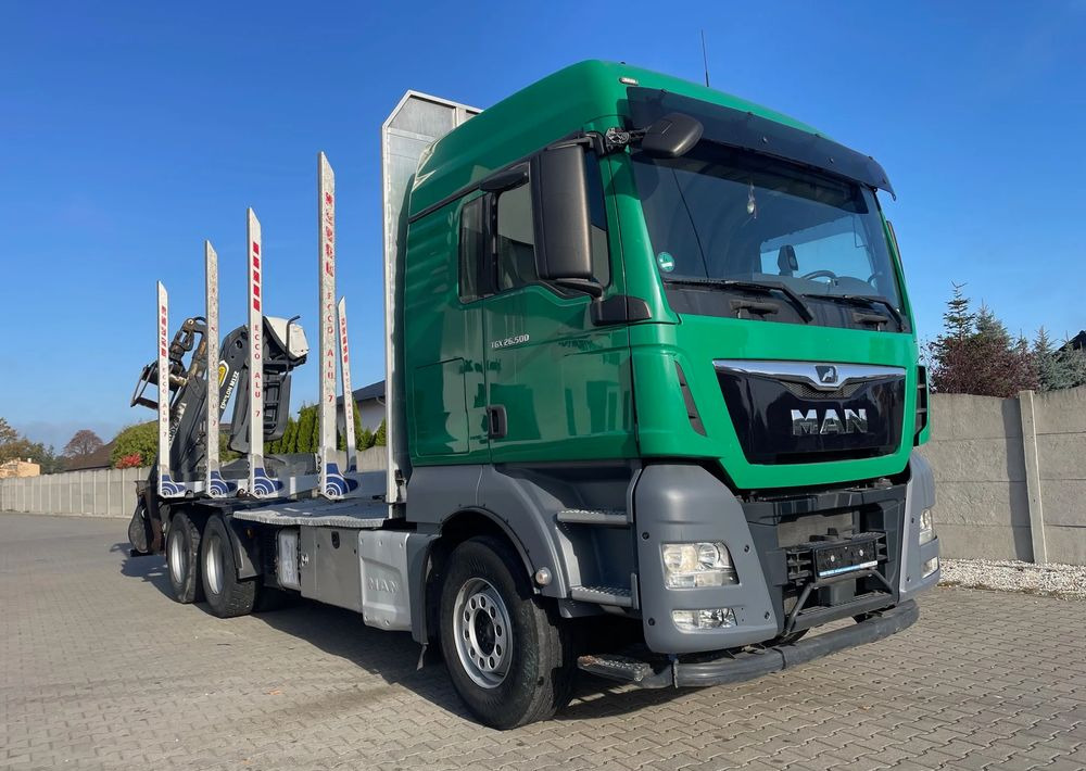 MAN TGX 26.500, 6x4, HDS EPSILOM M12Z, do transportu drewna. - Камион за дърва: снимка 3 MAN TGX 26.500, 6x4, HDS EPSILOM M12Z, do transportu drewna. - Камион за дърва: снимка 3
