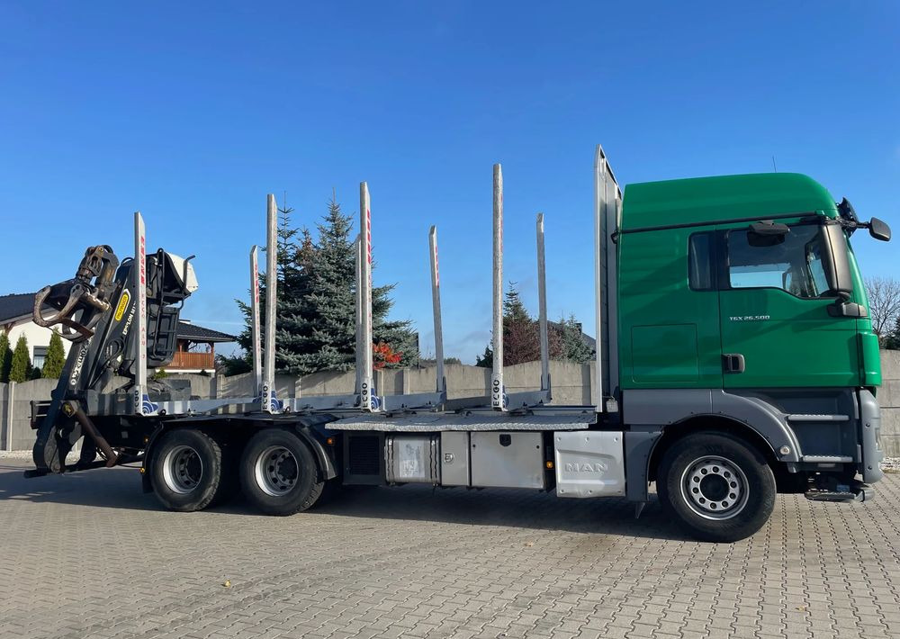 MAN TGX 26.500, 6x4, HDS EPSILOM M12Z, do transportu drewna. - Камион за дърва: снимка 4 MAN TGX 26.500, 6x4, HDS EPSILOM M12Z, do transportu drewna. - Камион за дърва: снимка 4