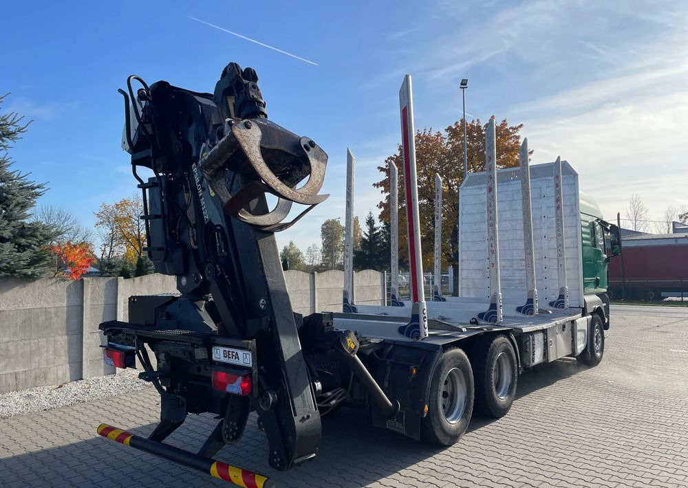 Камион за дърва MAN TGX 26.500, 6x4, HDS EPSILOM M12Z, do transportu drewna.: снимка 6