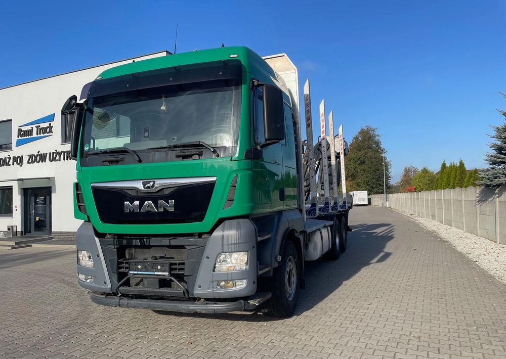 MAN TGX 26.500, 6x4, HDS EPSILOM M12Z, do transportu drewna. - Камион за дърва: снимка 1 MAN TGX 26.500, 6x4, HDS EPSILOM M12Z, do transportu drewna. - Камион за дърва: снимка 1