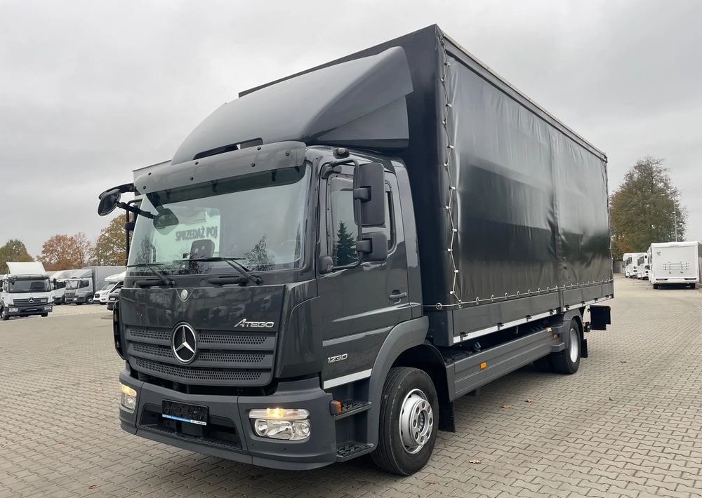 Mercedes-Benz ATEGO 1230 - Камион с брезент: снимка 1 Mercedes-Benz ATEGO 1230 - Камион с брезент: снимка 1