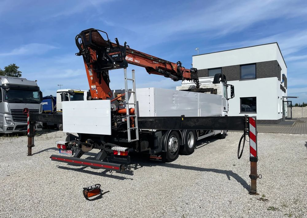 Mercedes-Benz Arocs 2545, HDS ATLAS 186.3 - PILOT - Бордови камион, Камион с кран: снимка 5 Mercedes-Benz Arocs 2545, HDS ATLAS 186.3 - PILOT - Бордови камион, Камион с кран: снимка 5