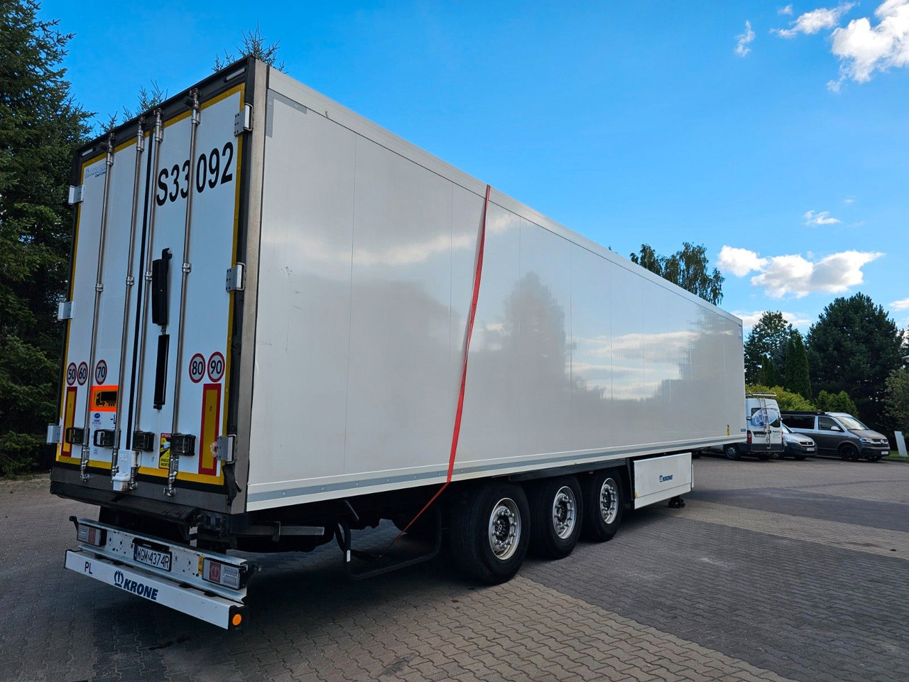 Krone SDR 27 39.0T CARRIER VECTOR 1550 Nur 1800mth - Рефрижератор полуремарке: снимка 3 Krone SDR 27 39.0T CARRIER VECTOR 1550 Nur 1800mth - Рефрижератор полуремарке: снимка 3