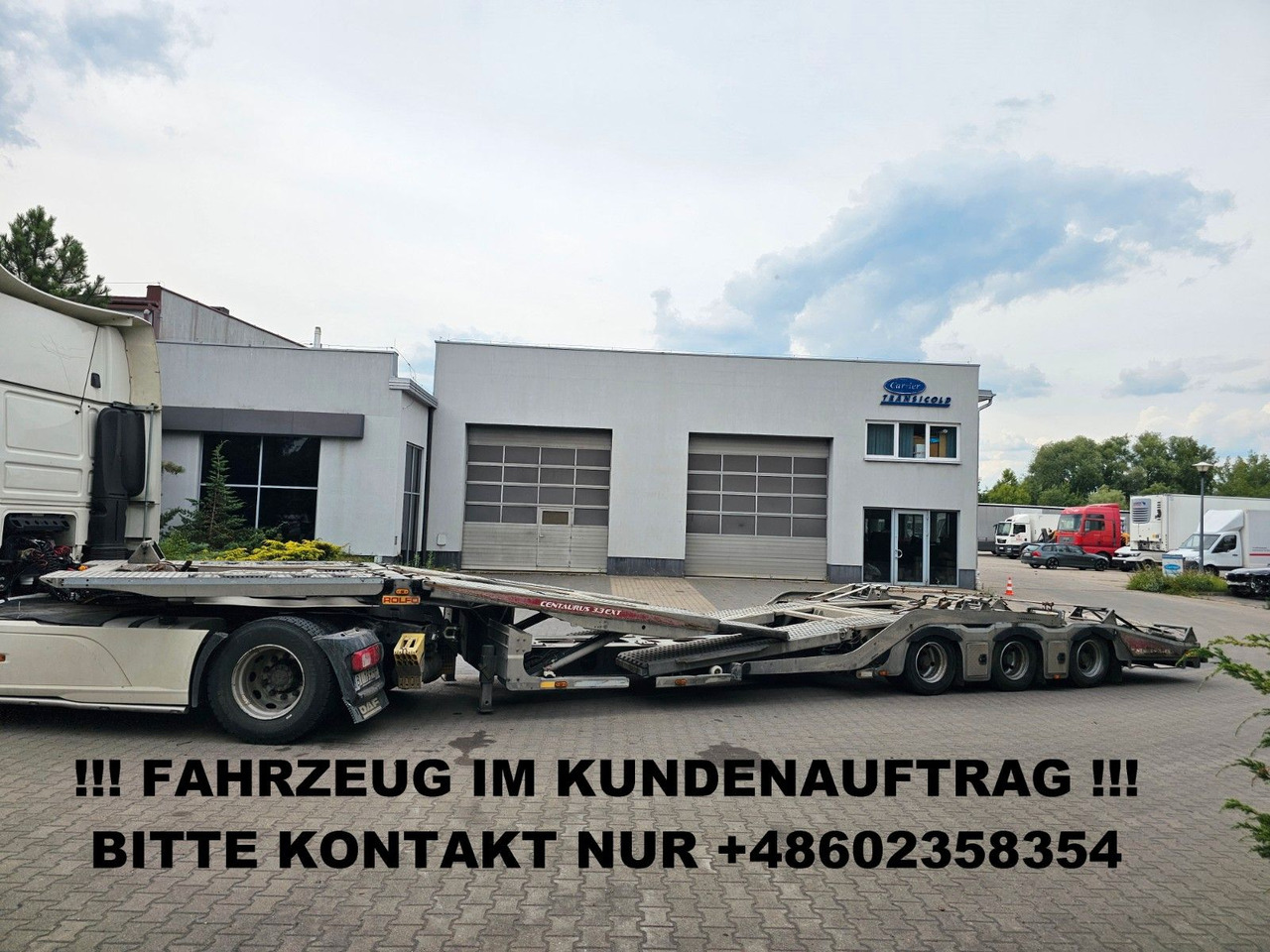 ROLFO 3X LKW TRANSPORTER CENTAURUS 3.3 EXT BPW - Автовоз полуремарке: снимка 1 ROLFO 3X LKW TRANSPORTER CENTAURUS 3.3 EXT BPW - Автовоз полуремарке: снимка 1