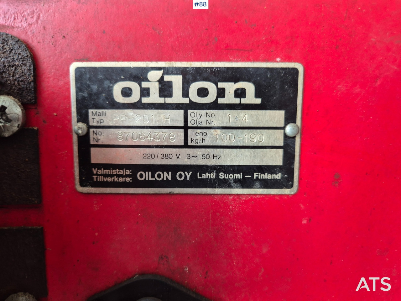 1997 Lämpökontti Oilon RP-201 H - Морски контейнер: снимка 4 1997 Lämpökontti Oilon RP-201 H - Морски контейнер: снимка 4