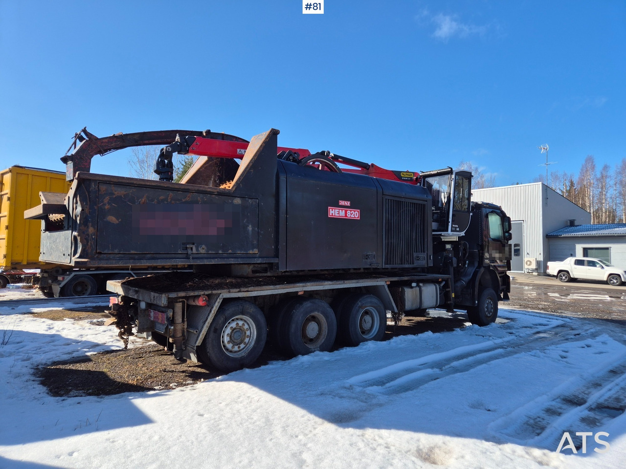 Дробилка за дървесина Jenz HEM 820 Autohakkuri sekä nostin: снимка 8